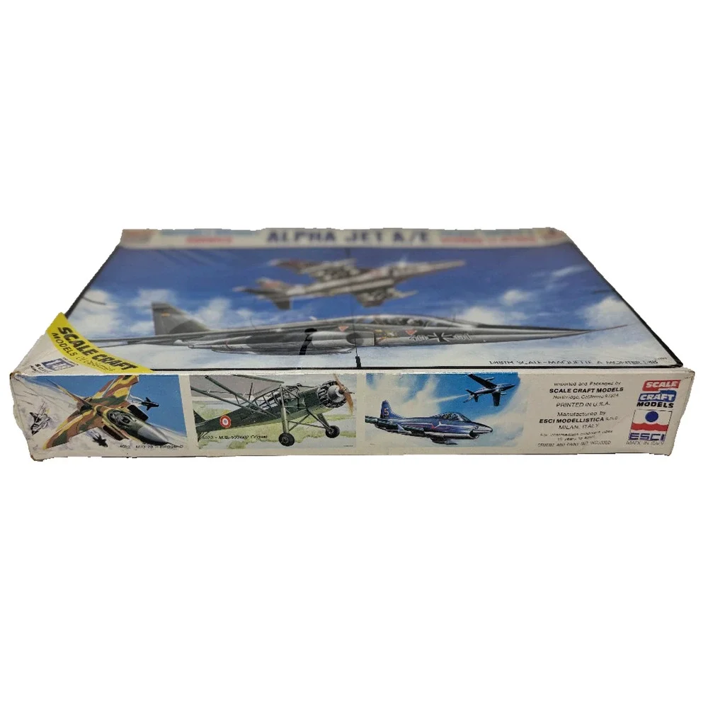 ESCI 4026 Alpha Jet A/E 1:48 Model Kit Vintage 1980s Sealed Italy